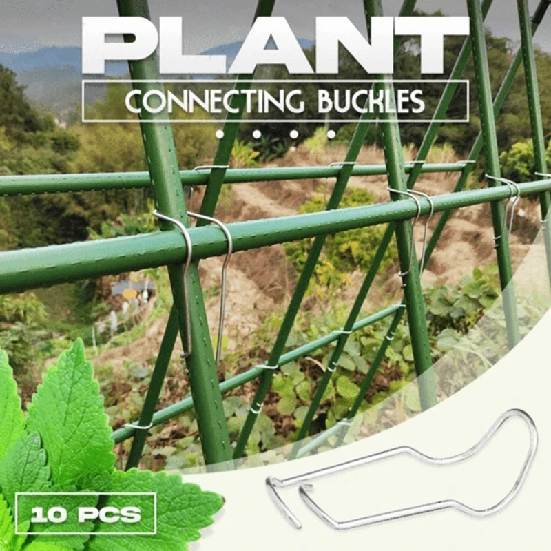 

10pcs Plants Connecting Buckles Clasp Clips Grafting Plant Stakes Connector Clips Garden Supplies 11/16/20/25mm Plant Stakes