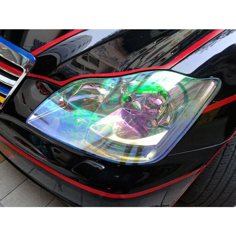 

1 рулон противотумансветильник 12x48 дюймов хамелеоновая фасветильник светло-голубосветильник цвета новые детали