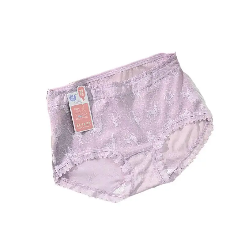 

3PCS/6PCS Set Girl Ice Silk Quick Dry Mesh Cloth Summer Pure Cotton Breathable Under Panty