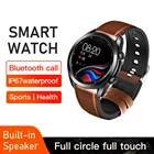 Смарт-часы с Bluetooth-вызовом, большой круглый экран, встроенный динамик, модные спортивные часы, фитнес-трекер с тонометром для Huawei
