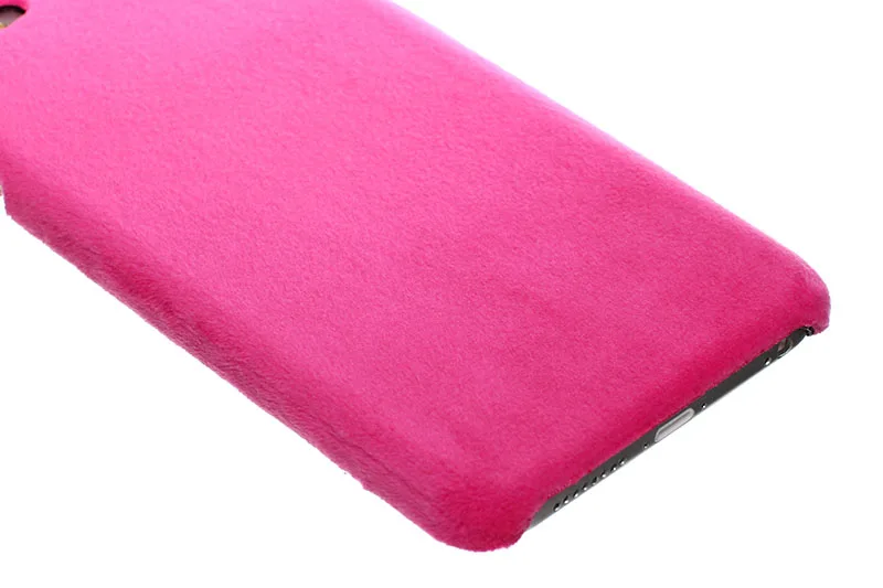 Новый меховой бархатный плюшевый поликарбонатный чехол Honey для iPhone 6 6s Plus 6plus