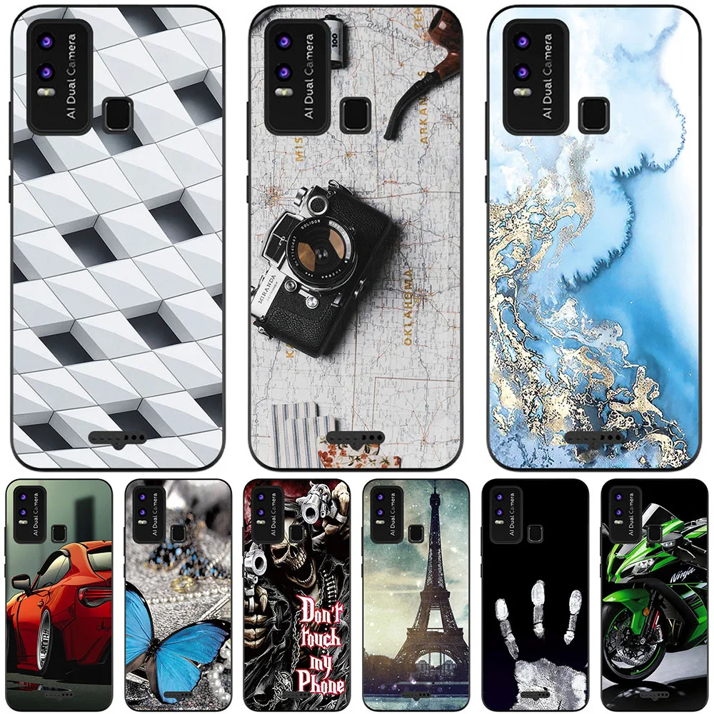 

Phone Bags & Cases For BQ 6630L Magic L 2020 6.53 Inch Cover Soft Silicone Fashion Marble Inkjet Painted Shell Bag