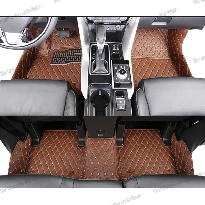 Кожаные автомобильные коврики Lsrtw2017 для Mitsubishi Eclipse Cross 2017 2018 2019 2020 2021 аксессуары