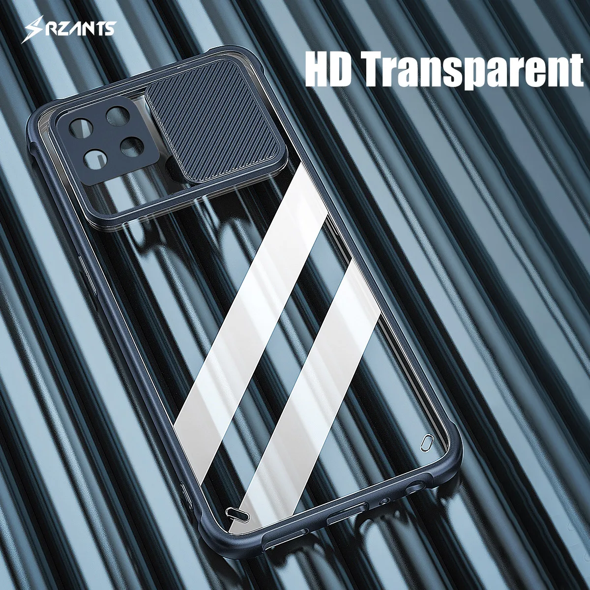 

Rzants For OPPO Realme Narzo 30A Narzo20 Realme C12 C25 Case [Lens Protection] Air Bag Conor Slim Thin Clear Cover Casing