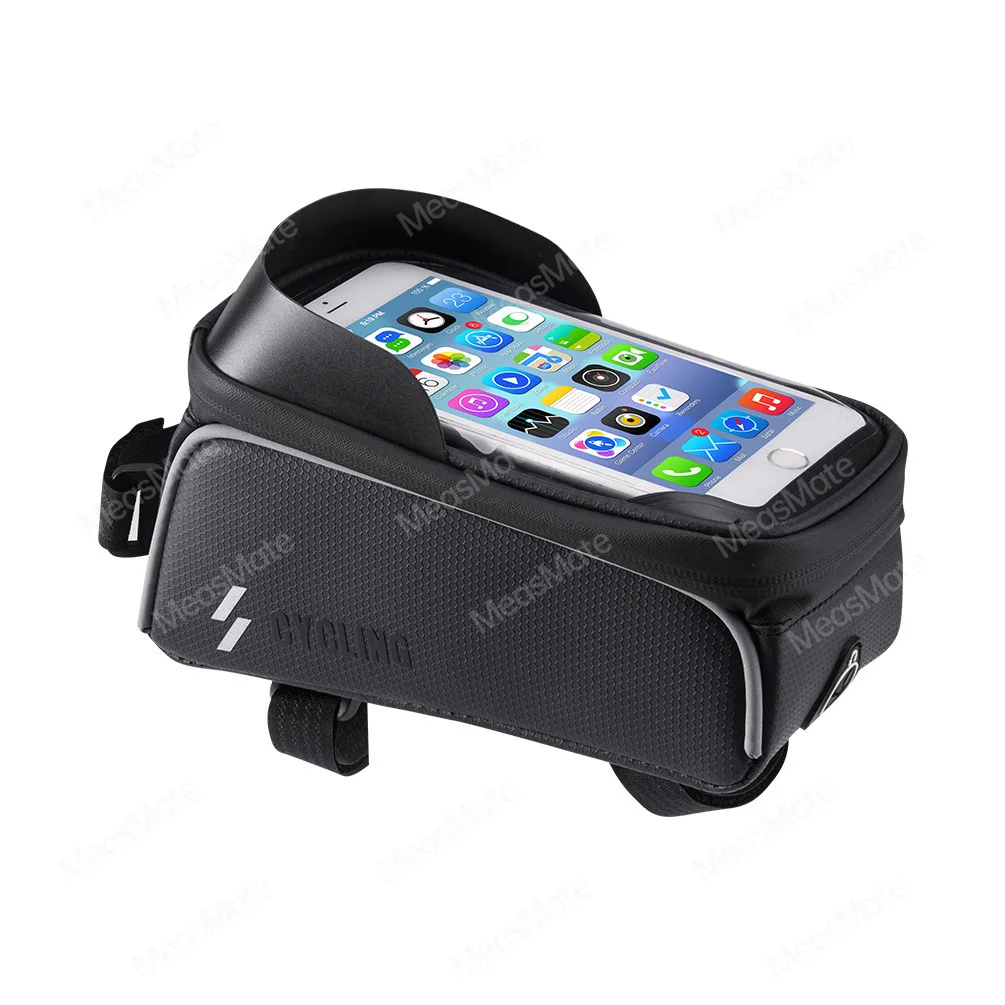 

Bicycle bag Phone Holder 6.0 inch Waterproof Smart Mobile Cell Phone Touch screen Mount Bracket Bike phone Handlebar GPS Stand