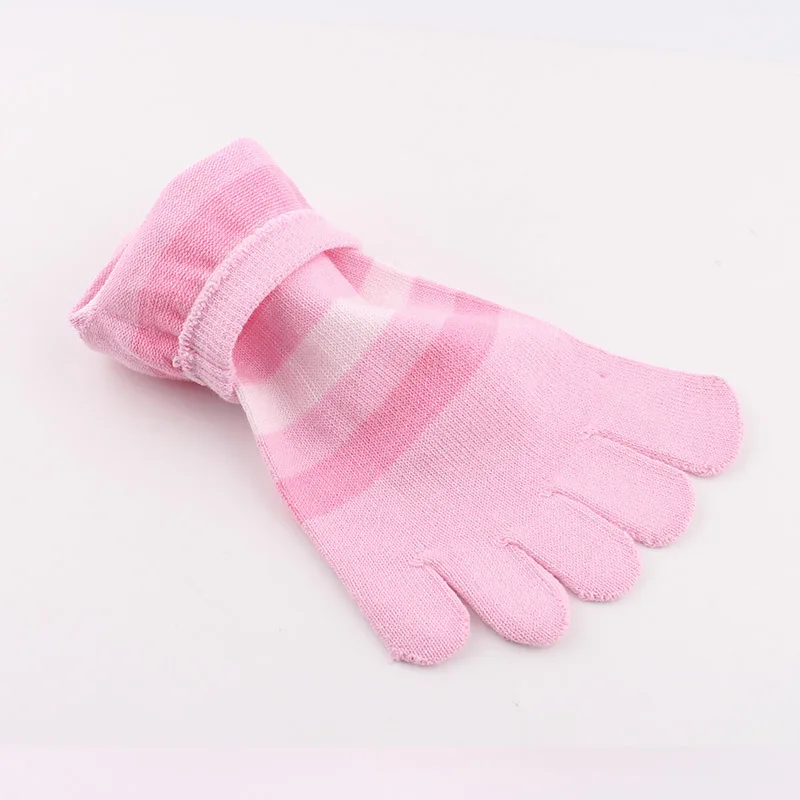 

Whlyz Yw 5 Pairs/Lot Socks With Toes For Woman Girl Cotton Striped Harajuku Ankle No Show Socks Novelty Five Finger Socks