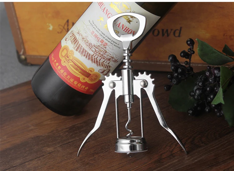 1 шт. Многофункциональный Нержавеющая сталь бутылки вина ручка для открывания