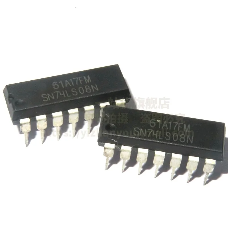 

In-line SN74LS08N 74LS08 gate and inverter chip