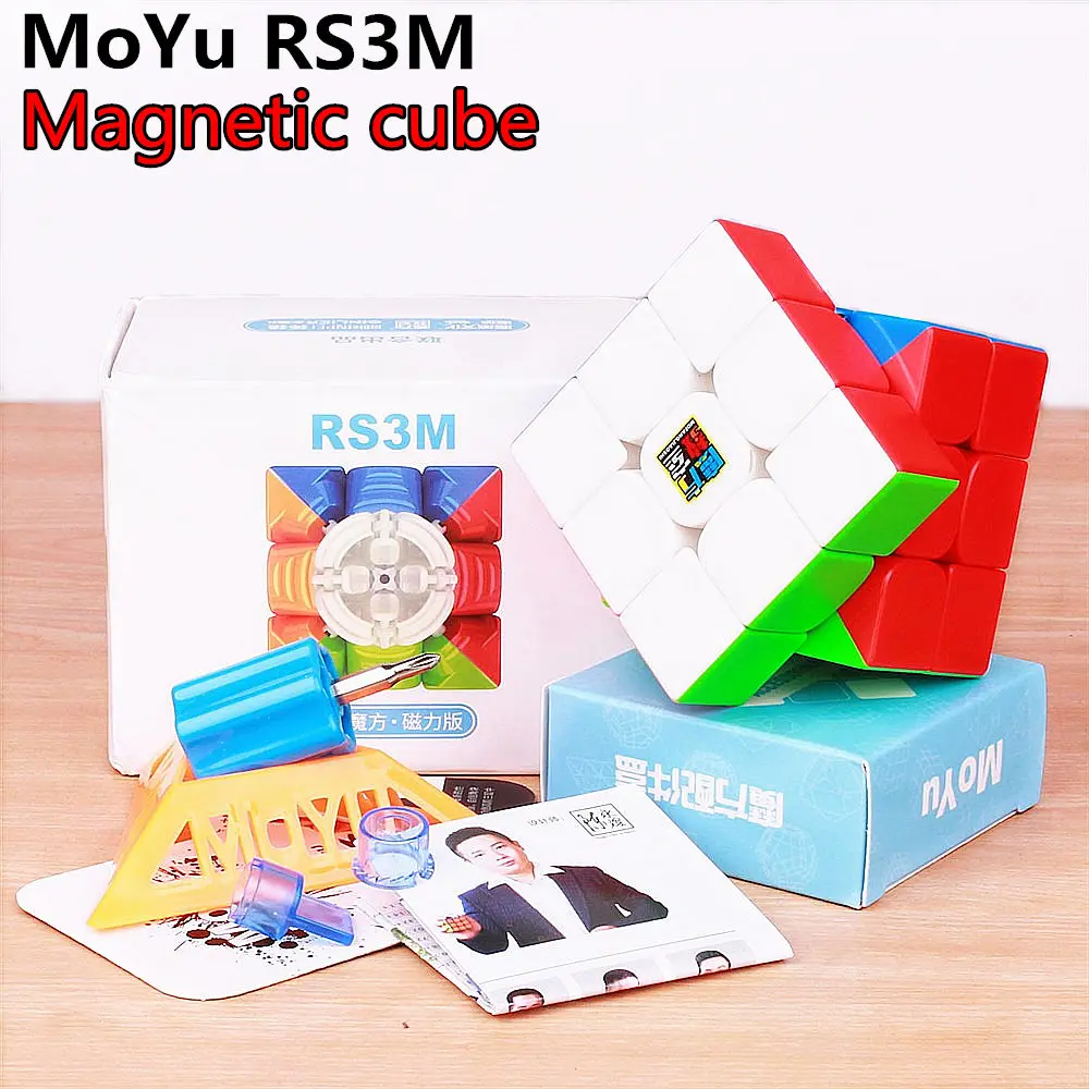 

2020 Moyu MFRS3 M Magnetic 3x3x3 Magic Cube RS3 M cubing classroom RS3M 2020 Magnets Speed Puzzle Cubes Toys for Children