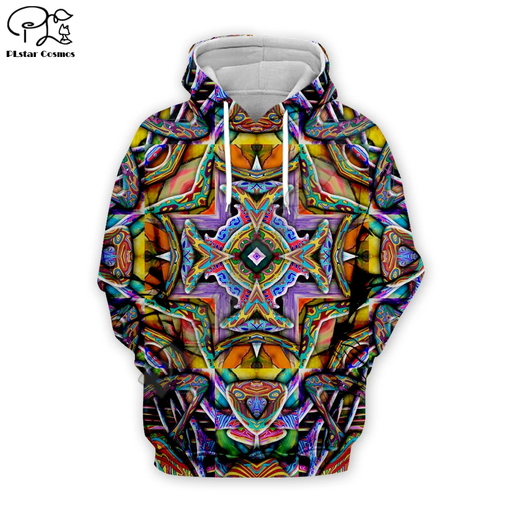 

3D Psychedelic Hoodies Trippy Graffiti Print Hooded Pullover colorful Painting Men Women Plus Size Sweatshirt Tracksuit CO-012