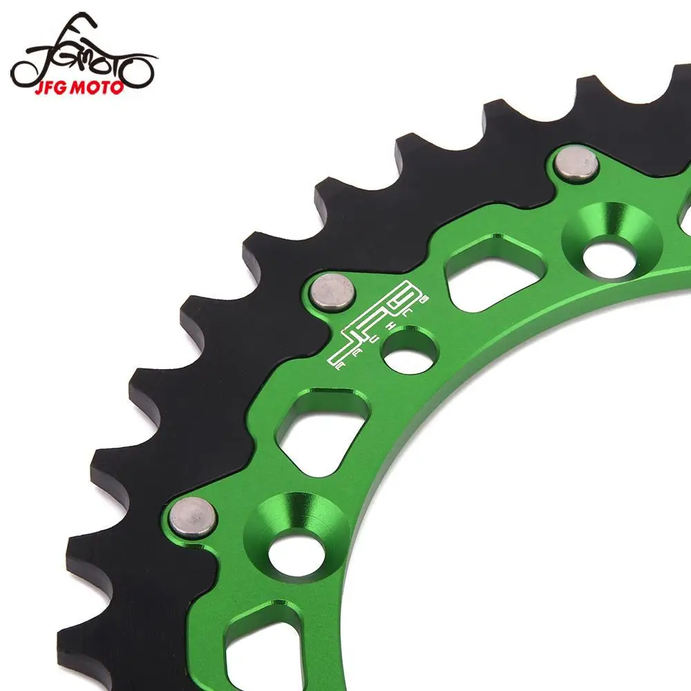 Задняя цепная Звездочка для мотоцикла KAWASAKI KDX KLX KX KXF 200 220 250 300 450 500 KX250F KX450F 42 48 49 50