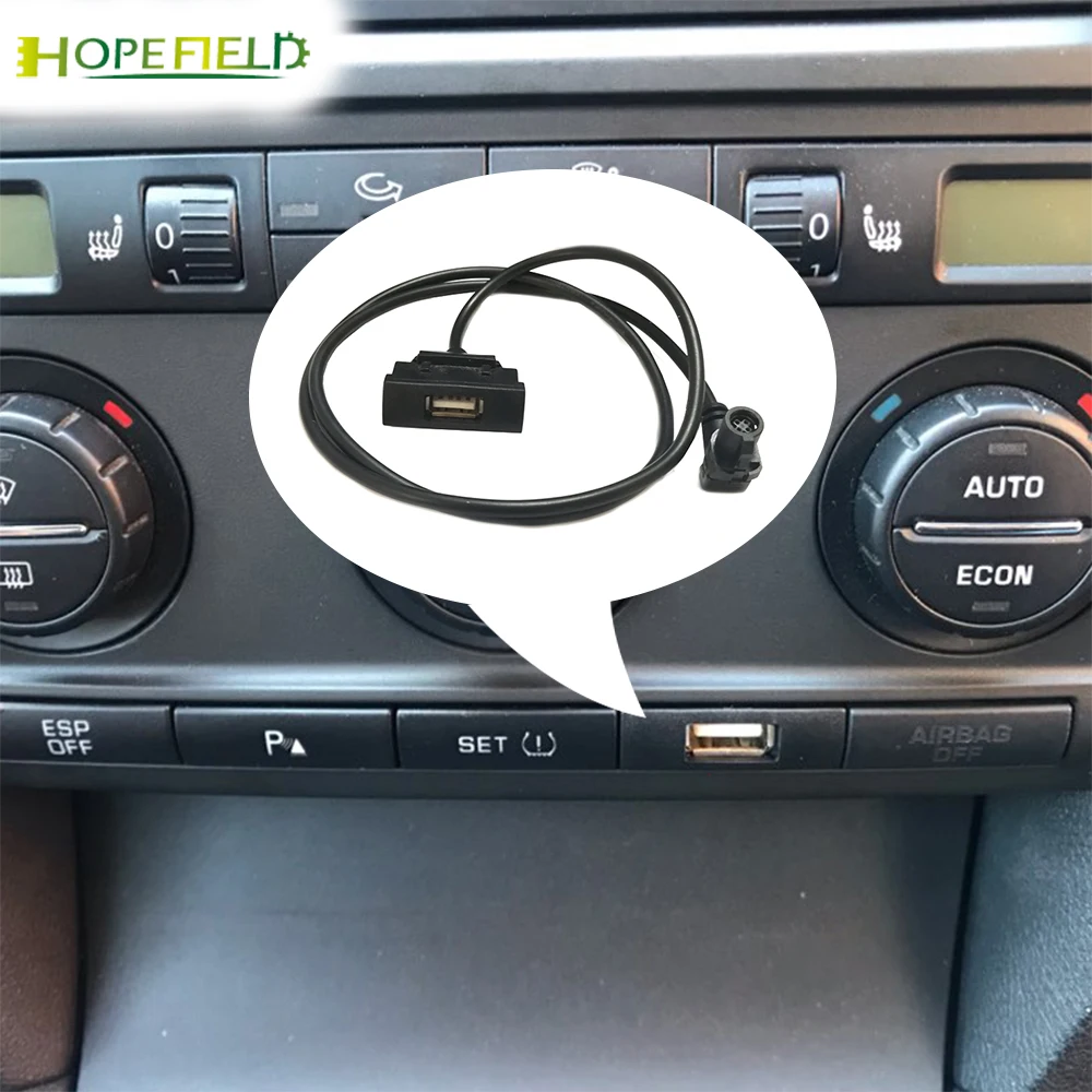 USB кабель для смены компакт дисков RCD510 RNS315 адаптер аудиовхода Skoda Octavia разъем