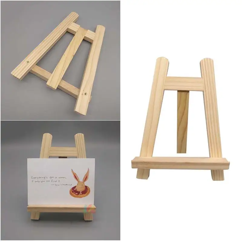 Маленькая настольная подставка с календарем и деревянная a-рамка для художника