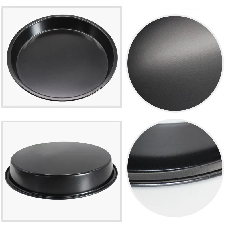 Круглая антипригарная сковорода для пиццы 6/7 дюйма высокопрочная выпечки