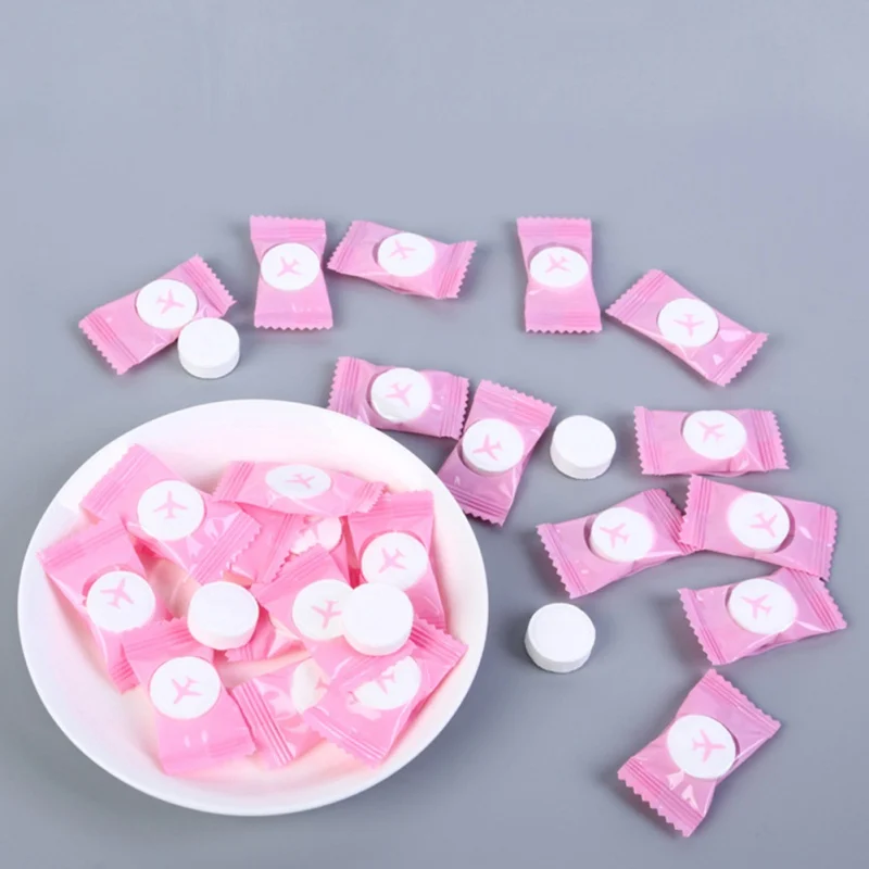 Портативная сумка одноразовые компрессионные полотенца для лица путешествий