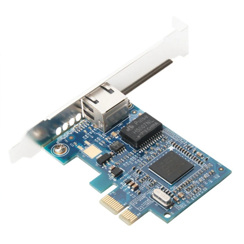 pcie single port gigabit network card bcm5751 gigabit network card for desktop computer high speed network card free global shipping
