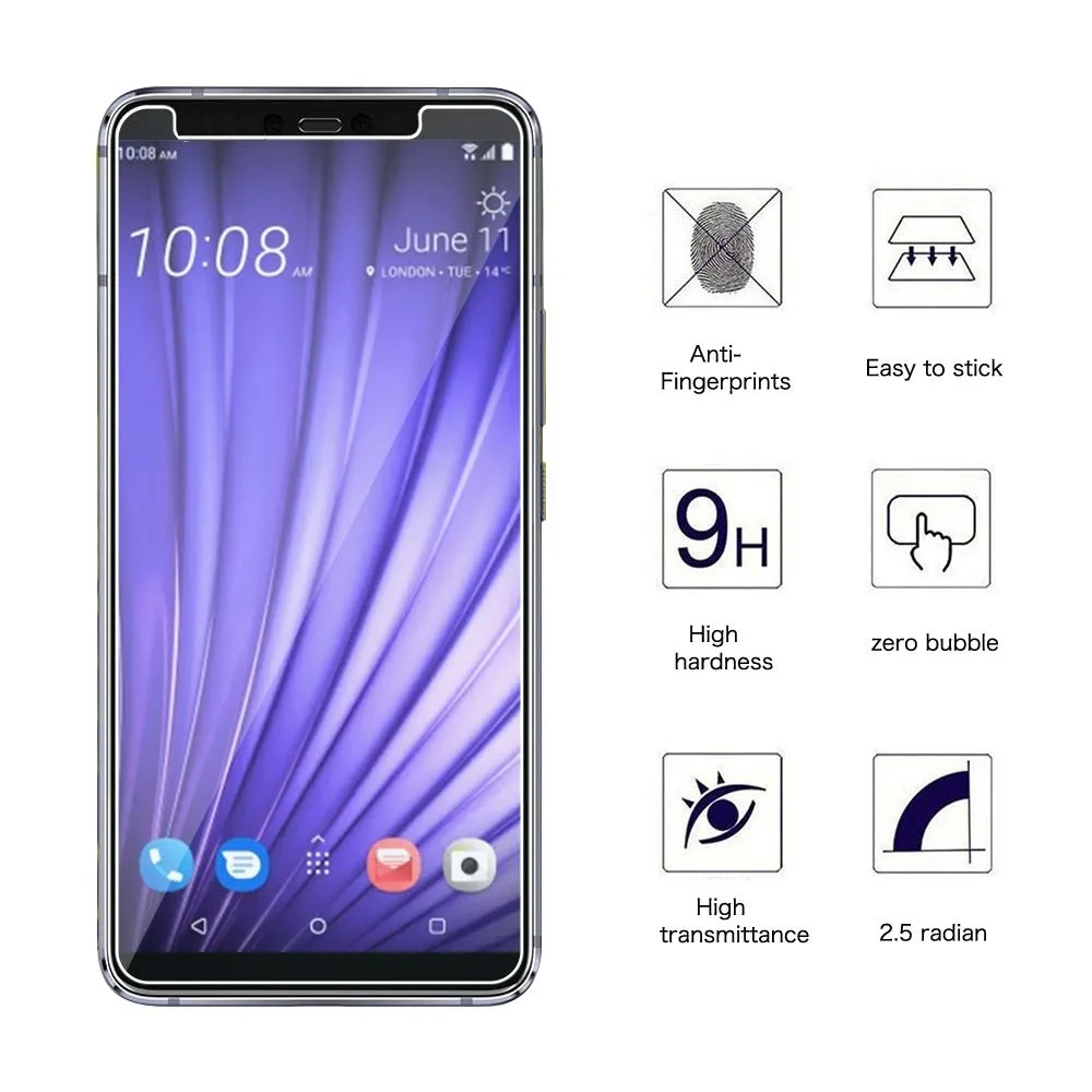 Закаленное стекло 9H 2.5D Премиум Защитная пленка для HTC Exodus 1 U12 U11 Plus U19e|Защитные