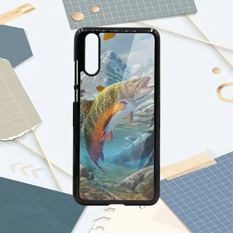 

Hunting Fishing art fish Phone Case PC For Samsung galaxy S note 8 9 20 10 e lite2019 plus pro ultra