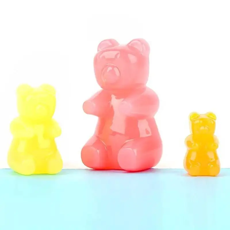 

Gummy Bear Candy Silicone Mold Cake Chocolate Fondant Resin Pendant Jewelry DIY