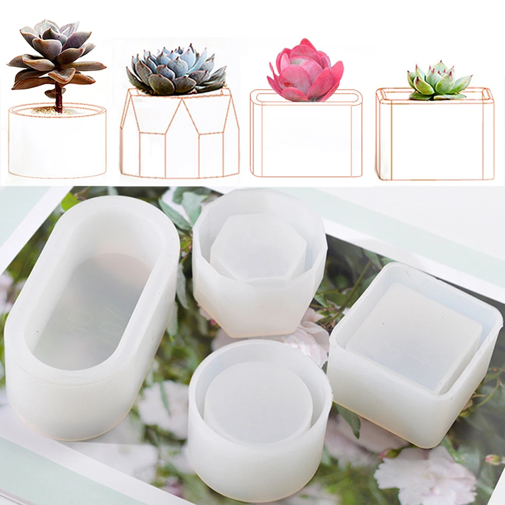 3 4 шт. силиконовые формы для украшения гостиной|Глиняные формы| |