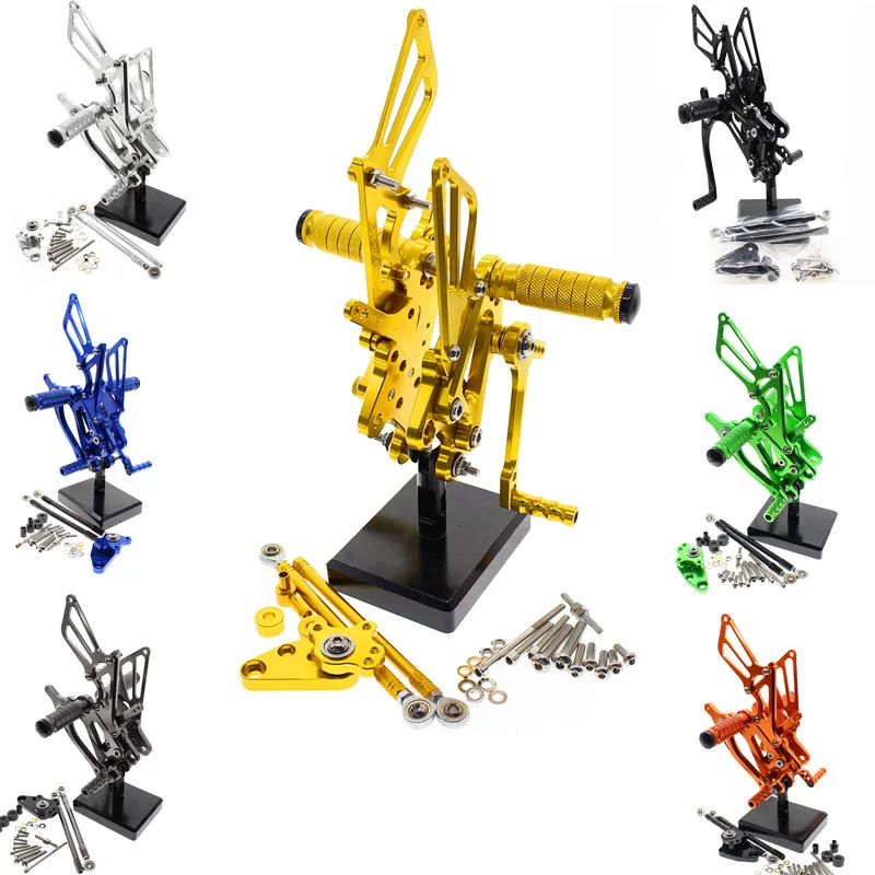 

Алюминиевый задний комплект подножек для мотоцикла, подножки для Honda CBR600RR 2009-2019 2018 2017