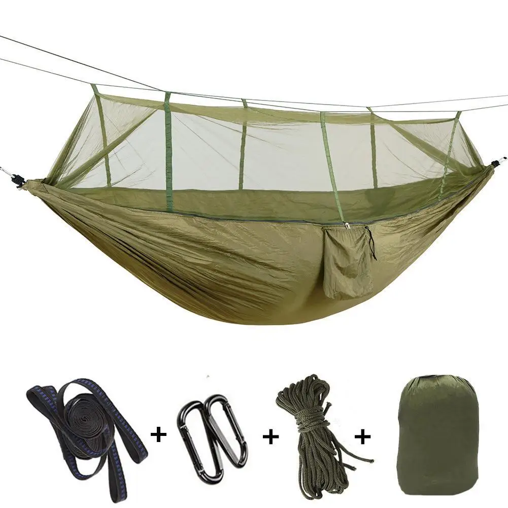 

Camping Waterproof Canopy Hammock Set Camouflage Mosquito Net For Camping HikingTravel Outdoor Tent Shade