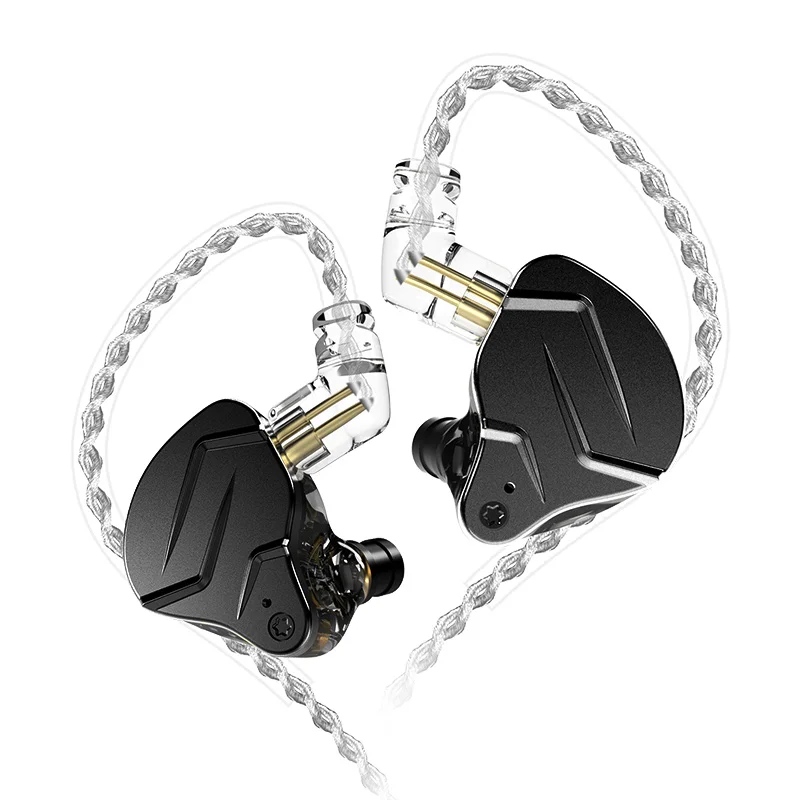 Гибридные металлические наушники KZ ZSN PRO X Dual Driver 1BA + 1DD, Hi-Fi наушники-вкладыши с отсоединяемым 2-контактным кабелем (art.: 3a39f2ec8bc) - 3a39f2ec8bc