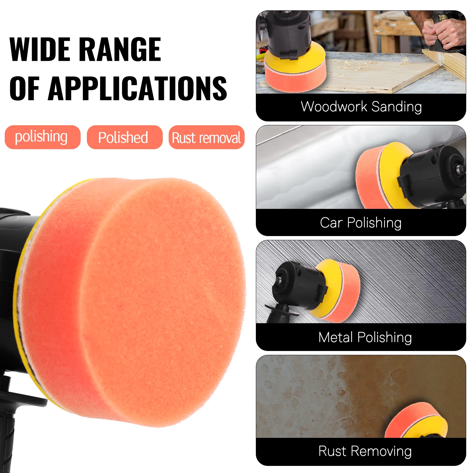 Полировщик удобный практичный инструмент для ремонта электрическая дрель