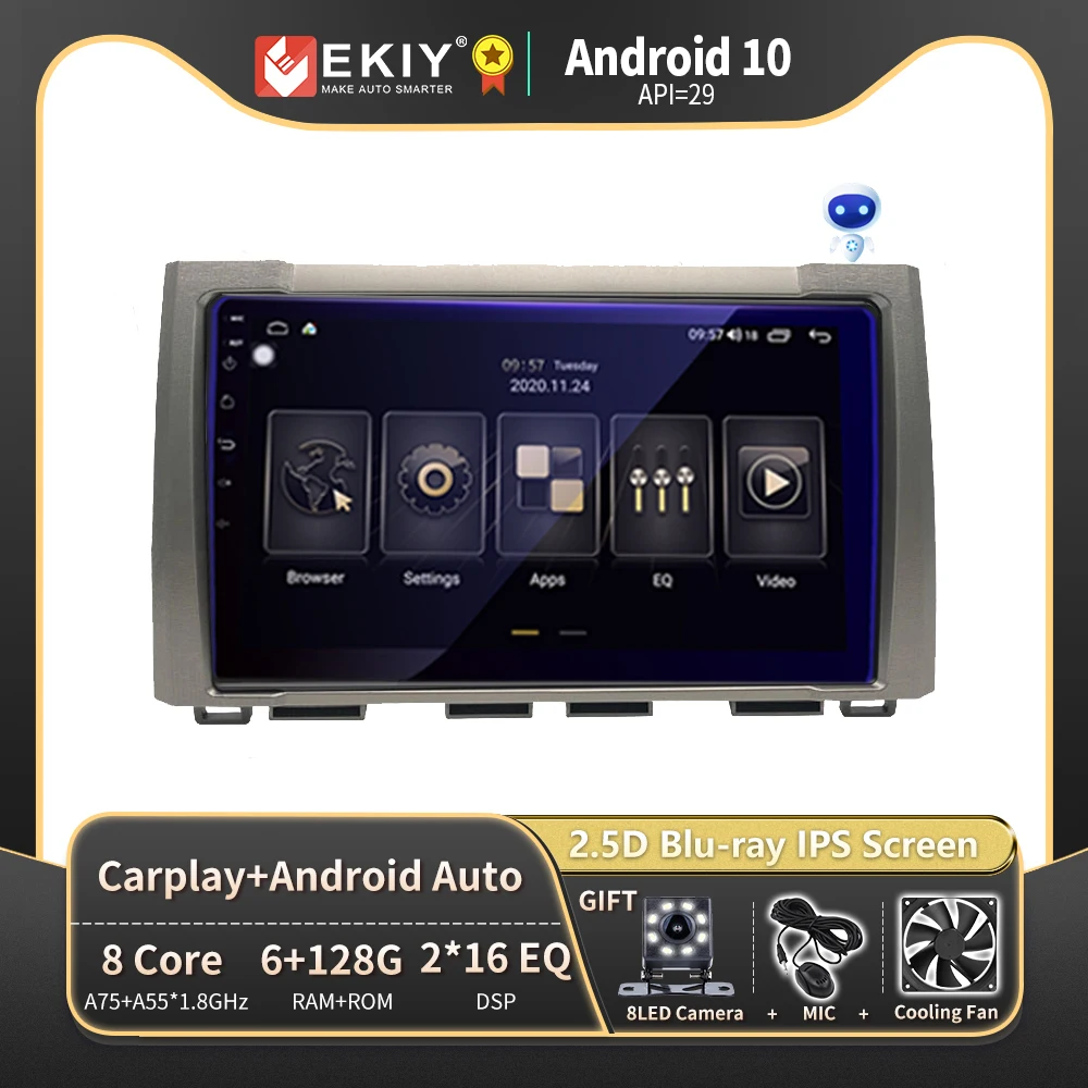 

EKIY T900 Car Radio For Toyota Tundra 2007-2013 Android 10 Auto Stereo Carplay Multimedia Video Player Navigation GPS 2 Din DVD