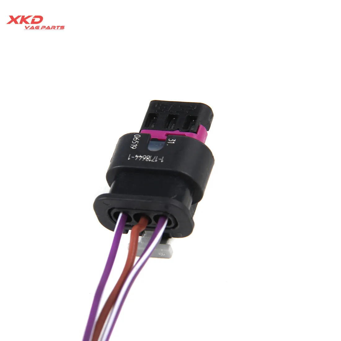 4 шт. 3-контактный соединитель проводки штепсельная Вилка для головного телефона