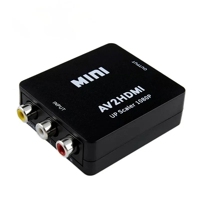 

HD 1080P for HDMI-compatible To AV RCA CVBS Adapter Mini for HDMI2AV Video Converter Box for PS3/PC/VCR/NTSC