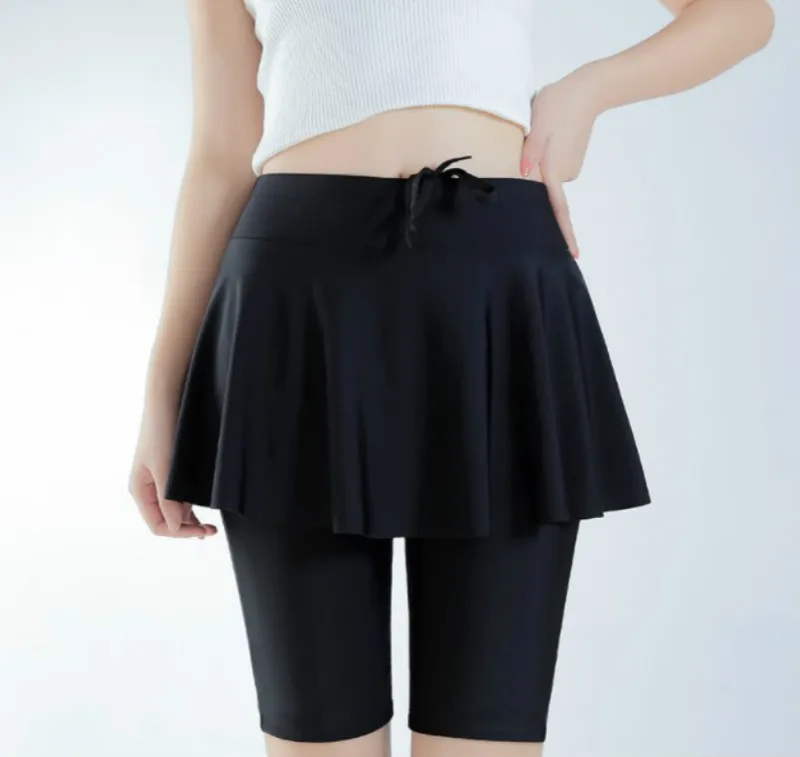 Женский купальник sakus черные длинные Бикини для серфинга спортивные шорты юбка