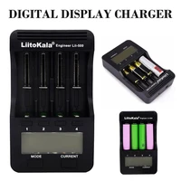lii 500 lcd 3 7v1 2v aaaaa 186502665016340145001044018500 battery charger with screen12v2a adapter lii500 5v1a