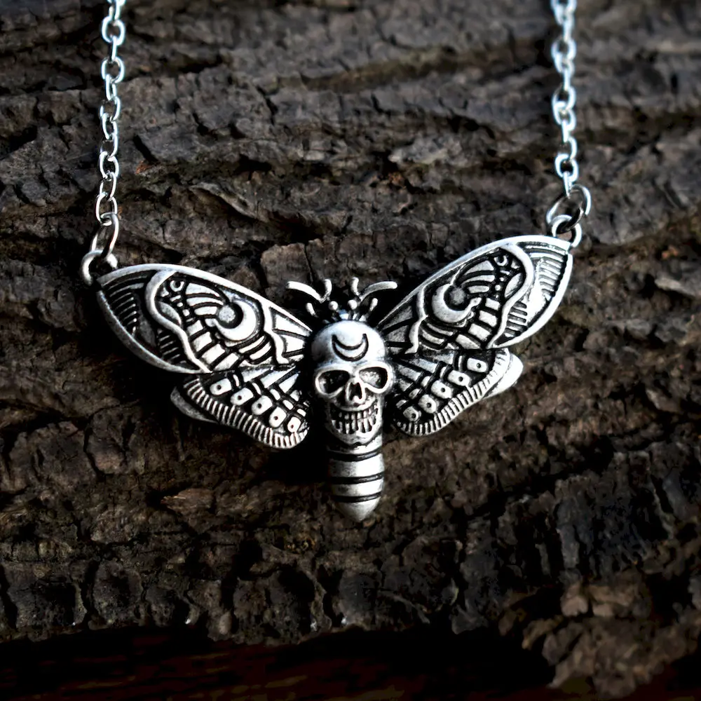 1 шт ночной Мотылек голова смерти Hawkmoth Любовник подарок для женщин