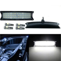 for bmw 1 5 7 series e60 e65 e87 interior lights dome map room roof led lamps reading light trunk bright panel lamp 6500k white