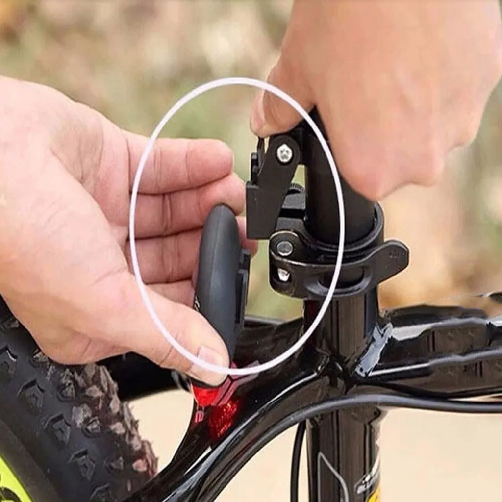 Светодиодный фонарь на солнечной батарее с мигающим задним светом для