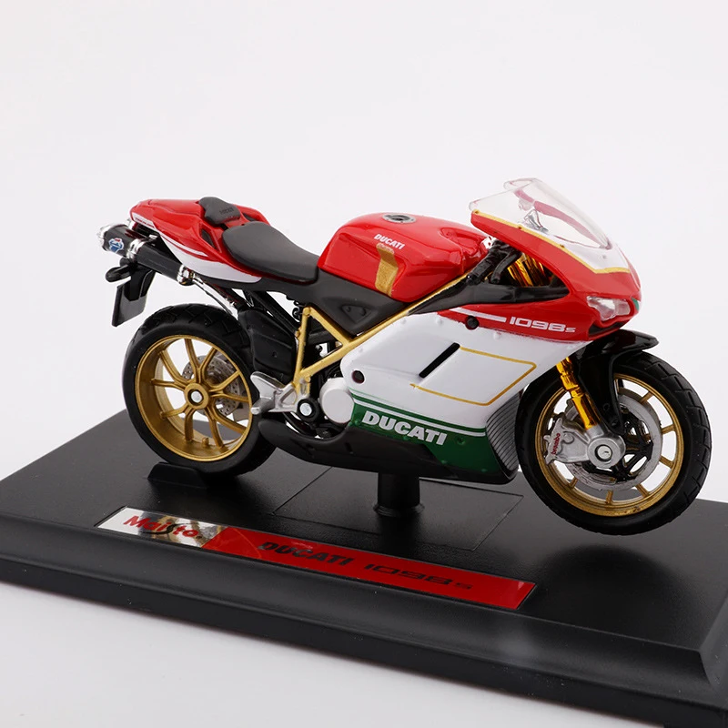 Модель мотоцикла Kawasaki H2R dukati 1:18 из сплава модель детская игрушка подарок имитация