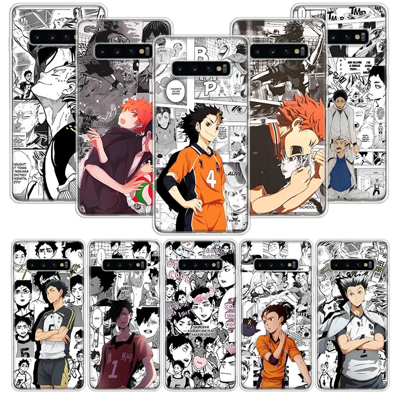 

Anime Haikyuu Phone Case Capa For Samsung Galaxy S21 S20 FE S20 Ultra S8 S9 S10 S21 Plus S10E S7 Back Cover Coque