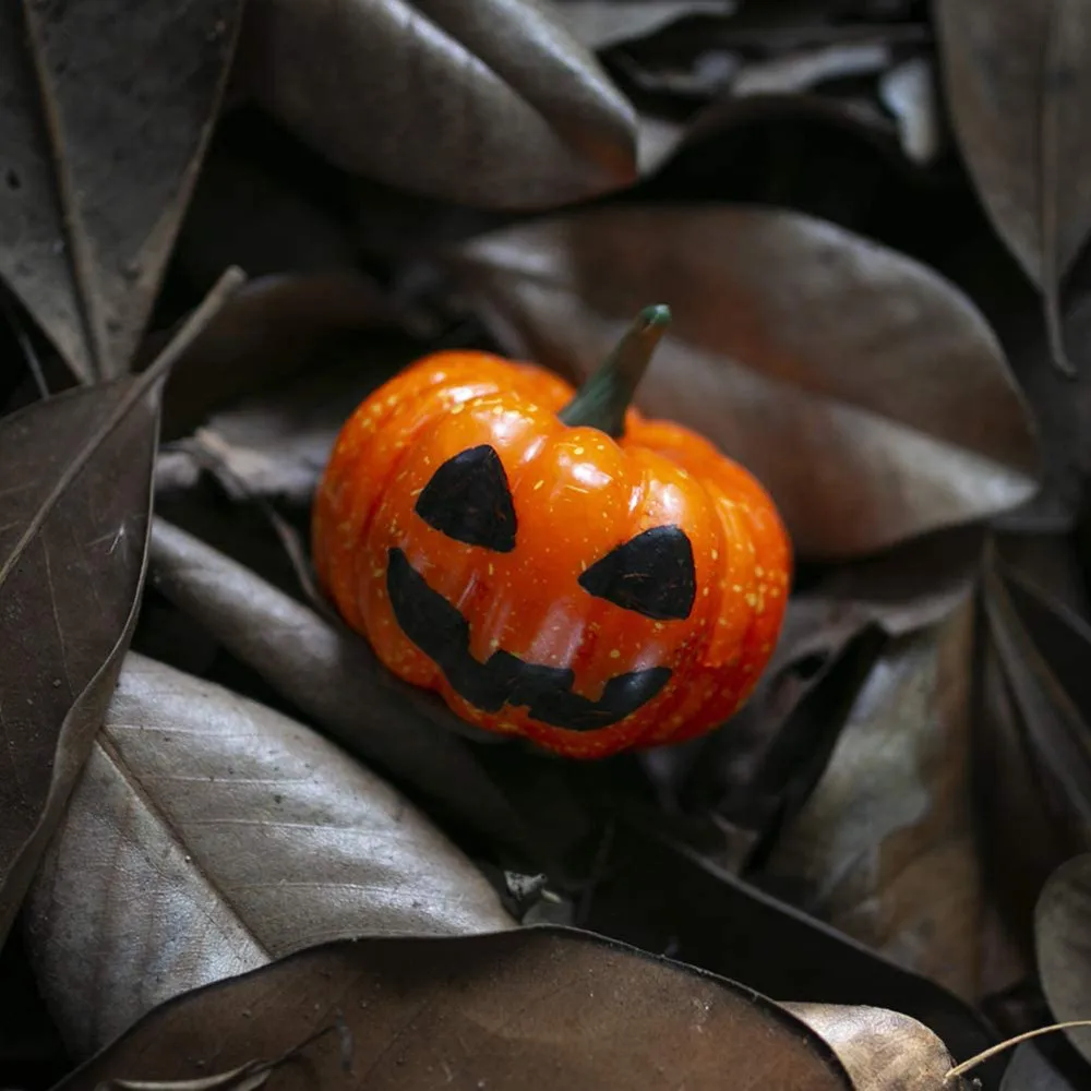 

12pcs Artificial Pumpkin Fake Simulation Vegetabl Happy Halloween Decoration For Home Halloween Props DIY Crafts