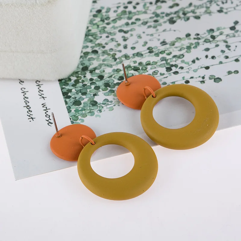 Серьги в европейском и американском стиле Мода лето новая серьга сладкий силе