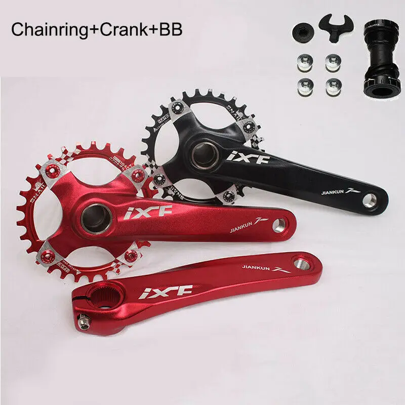 

SNAIL 104BCD Chainring Narrow Wide Cycling MTB Crankset Mountain Bike 170mm Crank set Round Oval Road Bicycle Chain Ring 32-42T