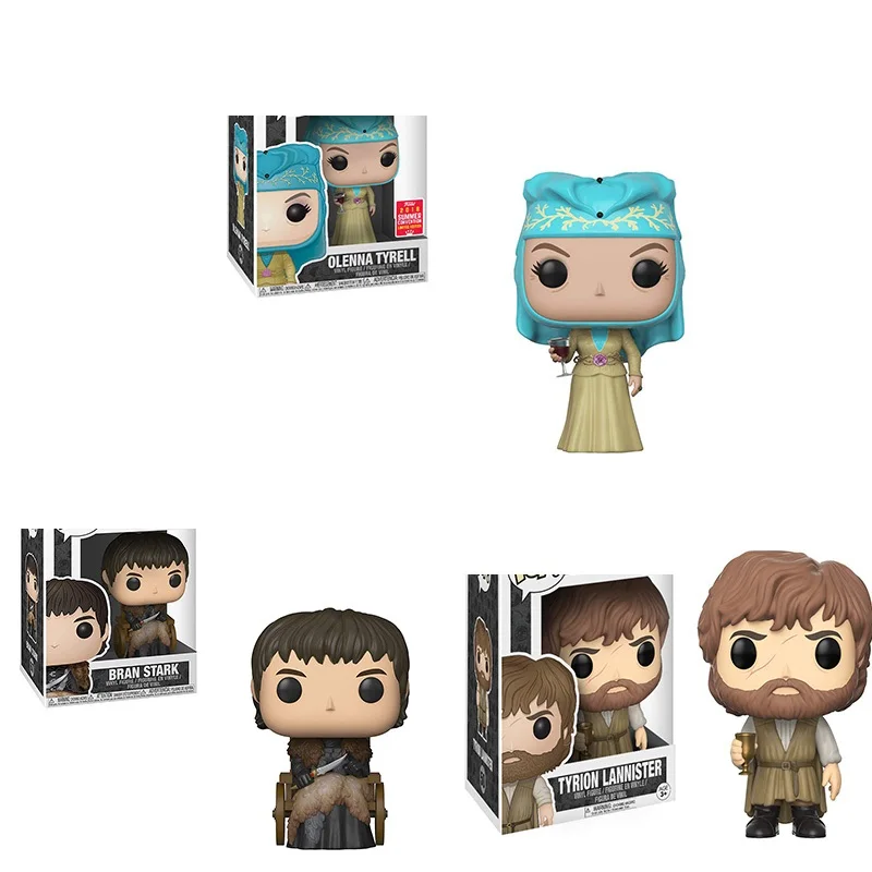 Экшн фигурки FUNKO из Игры престолов Бран Старк 67 # олна тайрелл 64 тайрион 50 серый