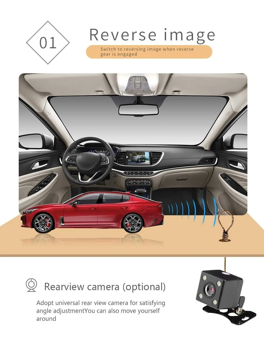 Автомагнитола 2 Din Mp5 плеер Bluetooth Mirrorlink для Iphone/Android Сенсорный экран Авторадио