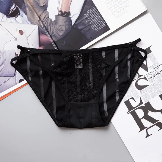 Новые Бесшовные женские трусики прозрачные кружевные сексуальное женское