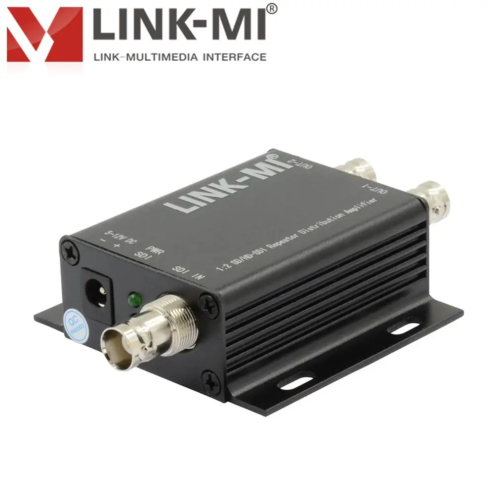 Фото LINK-MI 1x2 SDI Разветвитель SD/HD-SDI/3G-SDI Повторитель сигнала Распределительный усилитель 300 м 400 м 1 в 2 выхода sdi преобразователь 1080p SDI №5