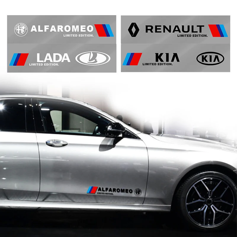 2 шт. наклейки на боковые двери автомобиля Mitsubishi ASX Lancer Pajero Outlander L200 EVO Lancer|Наклейки