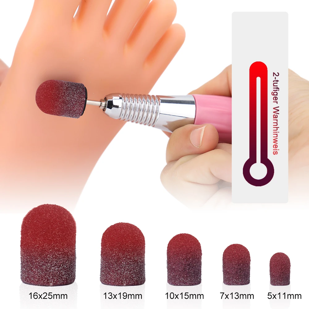 Абразивная шлифовальная насадка электрическая фреза для маникюра и педикюра 80