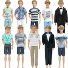 Lot Style 1 Set Daily Business Suit Outfits Pants + Shirt Coat Jacket Men Clothes for Ken Doll Accessories Baby Girl Boy Toys