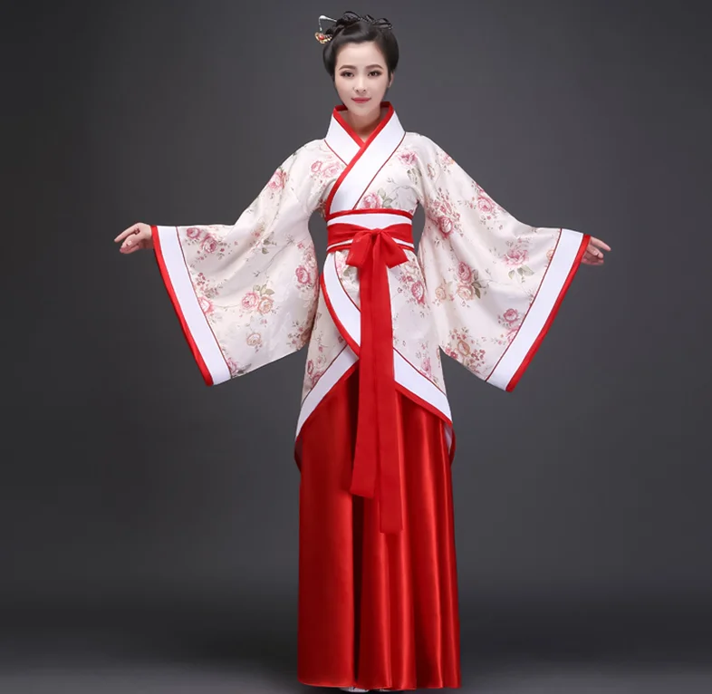 Высококачественное женское платье Hanfu традиционные костюмы для сценического