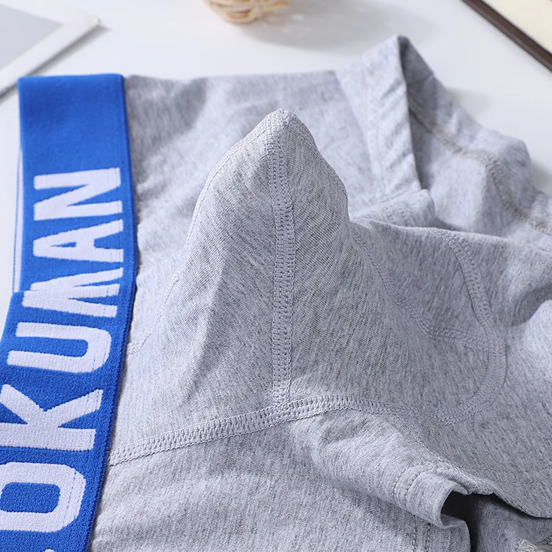 

5Pcs Fashion Men Boxers Underwear Breathable Cotton Brand Top Quality Short Boxer Underpants Sexy Gay Cuecas Under Panties M-3XL